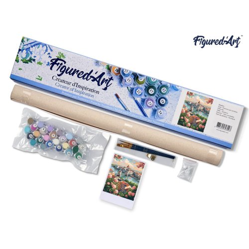 Malování podle čísel - BUDAPEŠŤ V LÉTĚ na rámu 40 x 50 cm - FA10548-05.jpg