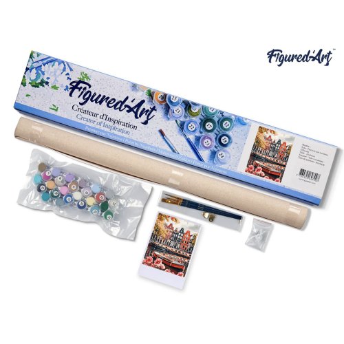 Malování podle čísel - PRŮPLAV V AMSTERODAMU bez rámu 40 x 50 cm - FA10549-05.jpg