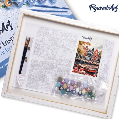 Malování podle čísel - PRŮPLAV V AMSTERODAMU na rámu 40 x 50 cm - FA10549-Y-05.jpg