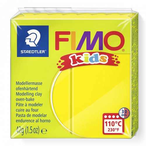 Fimo kids 42g - dětská modelovací hmota ŽLUTÁ