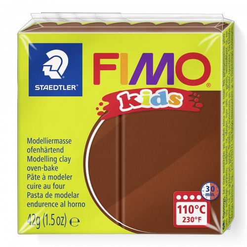 Fimo kids 42g - dětská modelovací hmota HNĚDÁ