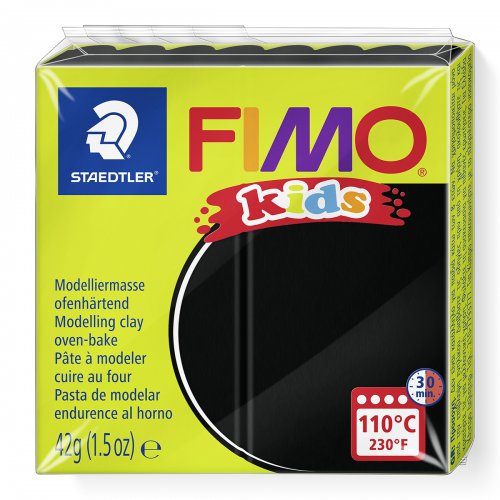 Fimo kids 42g - dětská modelovací hmota ČERNÁ