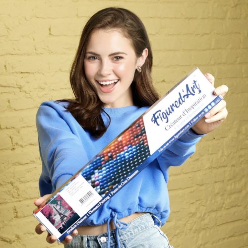 Diamantové malování -  EIFFELOVA VĚŽ NA JAŘE 40 x 50 cm bez rámu - DP-229-03.jpg