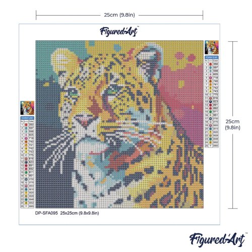 Mini diamantové malování - LEOPARD POP ART 25 x 25 cm bez rámu - DP-SFA095-15.jpg