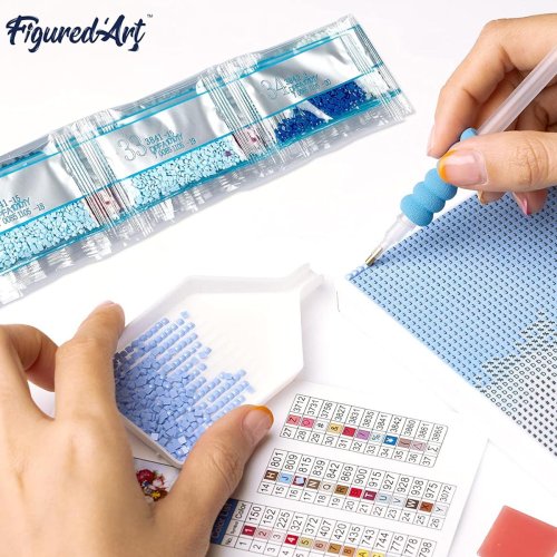 Diamantové malování - ČERNÁ KOČKA ART DECO 40 x 50 cm na rámu - dp-frame-all-07.jpg