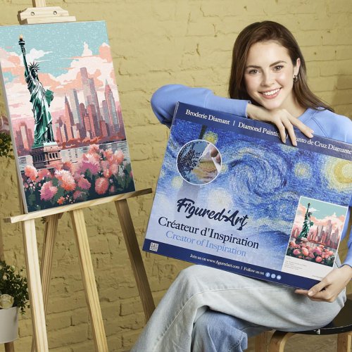 Diamantové malování - ROZKVETLÝ NEW YORK 40 x 50 cm na rámu - DP-FA10261-Y-03.jpg