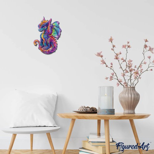 Dřevěné puzzle 2D sada - ZÁŘIVÝ DRAK - WP-FA1015_04.jpg