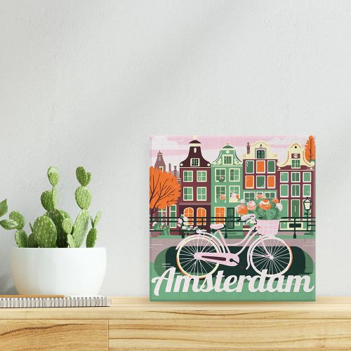 Mini malování podle čísel - Travel Poster AMSTERDAM 20 x 20 cm na rámu - SFA143-Y_2.jpg