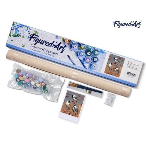 Malování podle čísel - PTÁČCI NA OVOCNÉM STROMU bez rámu 40 x 50 cm - PN554-05.jpg