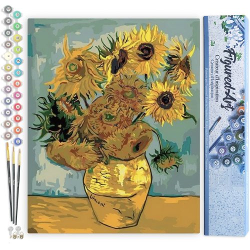 Malování podle čísel - VAN GOGH SLUNEČNICE bez rámu 40 x 50 cm - PN890-02.jpg