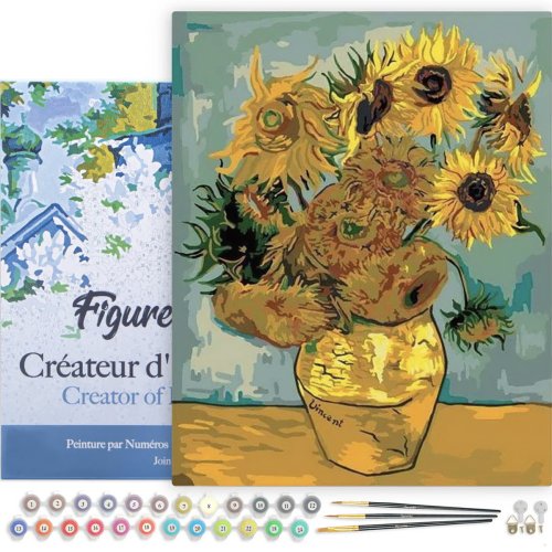 Malování podle čísel - VAN GOGH SLUNEČNICE na rámu 40 x 50 cm - PN890-Y-02.jpg