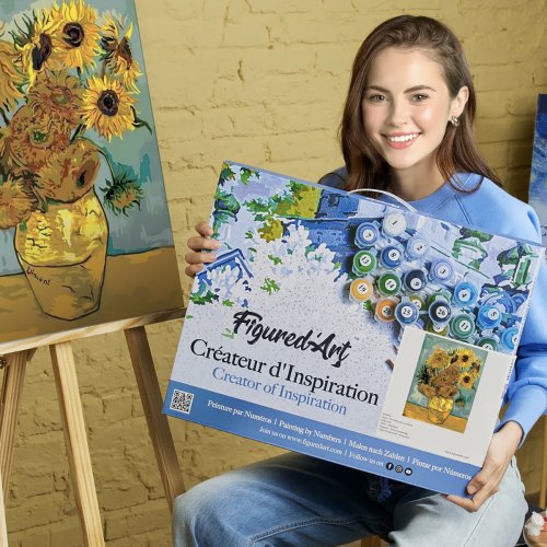 Malování podle čísel - VAN GOGH SLUNEČNICE na rámu 40 x 50 cm - PN890-Y-03.jpg