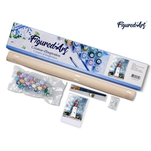 Malování podle čísel - MAJÁK POD ZAMRAČENOU OBLOHOU bez rámu 40 x 50 cm - PN1858-05.jpg