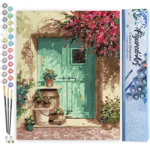 Malování podle čísel - ROMANTICKÉ DVEŘE bez rámu 40 x 50 cm - PN5884-02.jpg