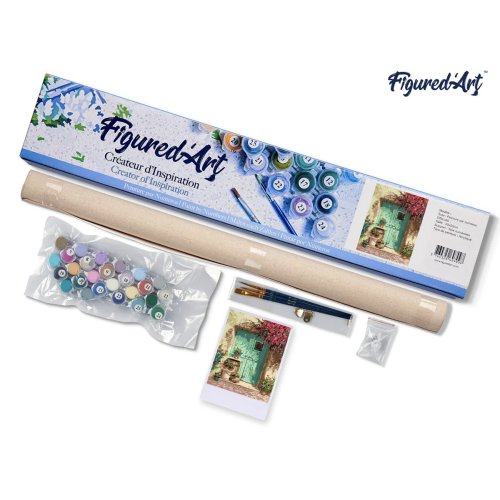 Malování podle čísel - ROMANTICKÉ DVEŘE bez rámu 40 x 50 cm - PN5884-05.jpg