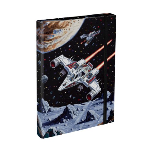 Desky na školní sešity A4 BAAGL Pixel Space