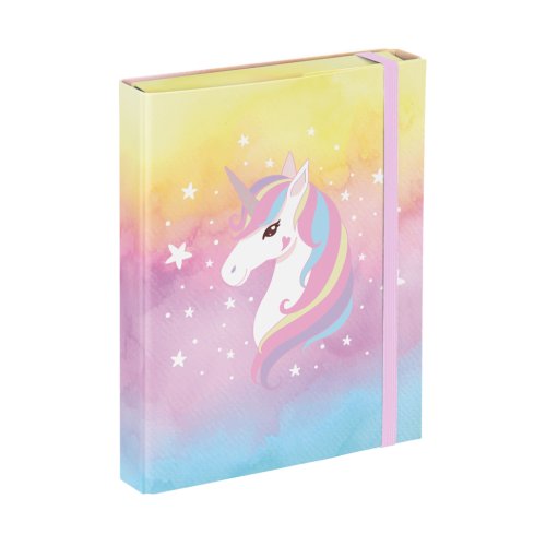 Desky na školní sešity A5 BAAGL Rainbow Unicorn
