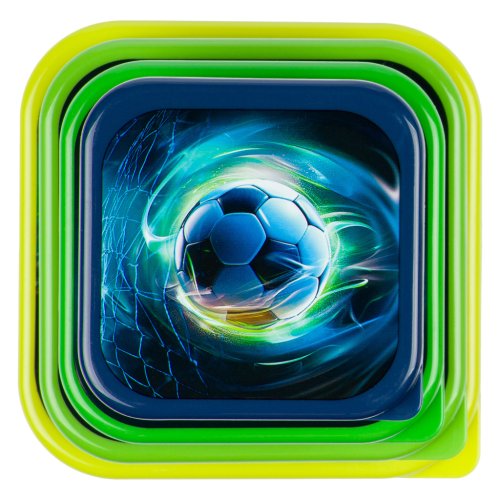 Box na svačinu 4 v 1 BAAGL Fotbal - obrázek