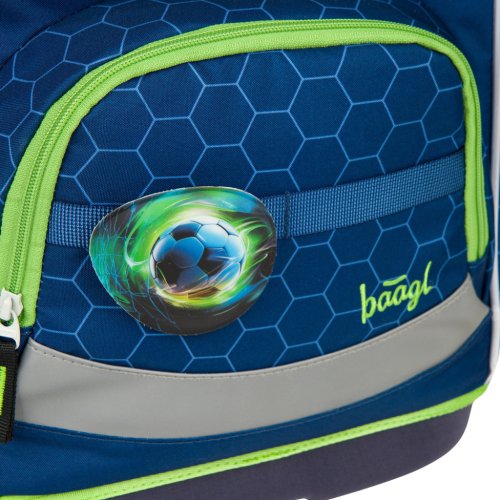 Školní aktovka BAAGL Zippy plus Fotbalový míč - obrázek