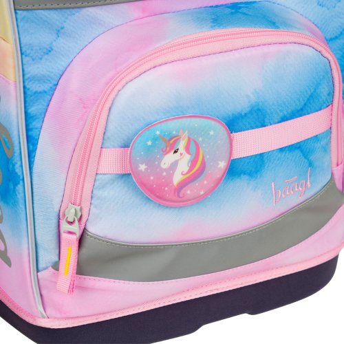 Školní aktovka BAAGL Zippy plus Rainbow Unicorn - obrázek