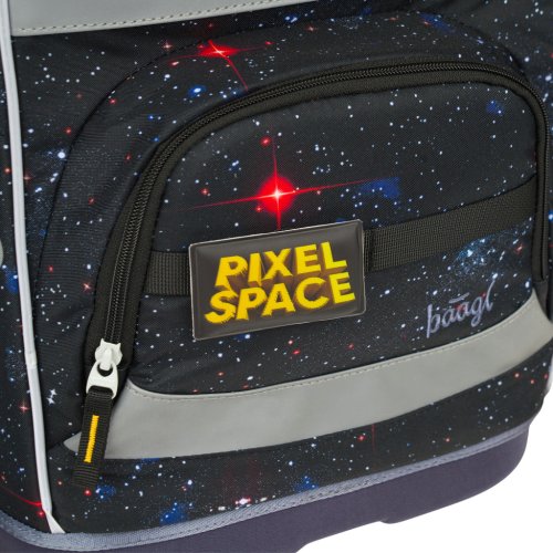 Školní aktovka BAAGL Zippy plus Pixel Space - obrázek