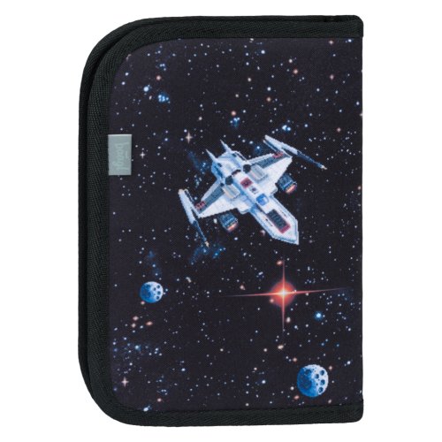 Školní penál jednopatrový BAAGL Pixel Space - obrázek