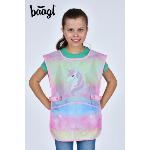 Dětská zástěra BAAGL Rainbow Unicorn - obrázek