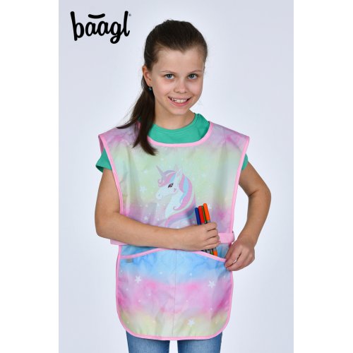Dětská zástěra BAAGL Rainbow Unicorn - obrázek