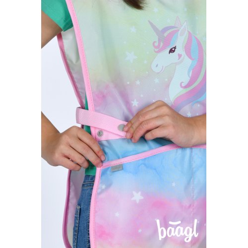 Dětská zástěra BAAGL Rainbow Unicorn - obrázek