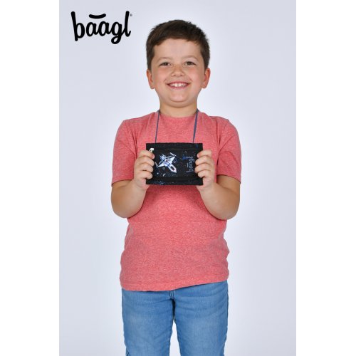 Peněženka na krk BAAGL Pixel Space - obrázek