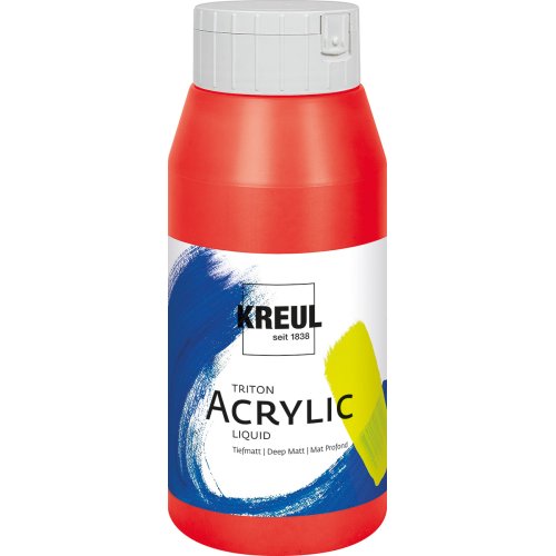 Akrylová barva TRITON KREUL SOLO GOYA 750 ml FRANSKÁ ČERVENÁ