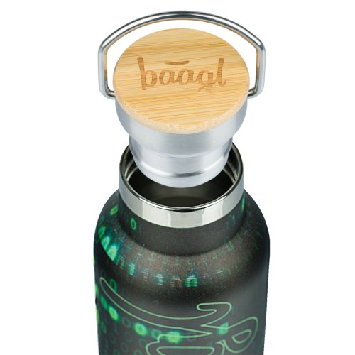 Termoláhev s bambusovým víčkem BAAGL Numbers 500 ml - obrázek