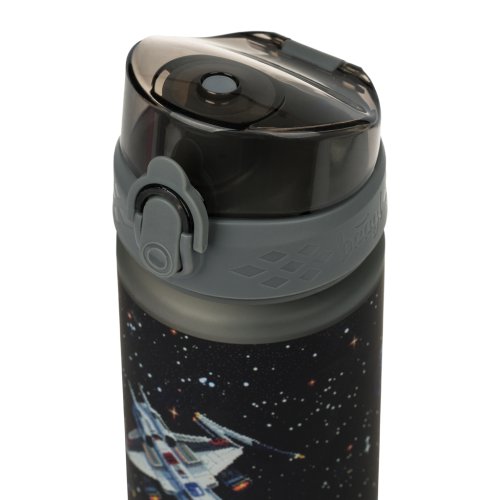 Tritanová láhev na pití BAAGL Pixel Space 500 ml - obrázek