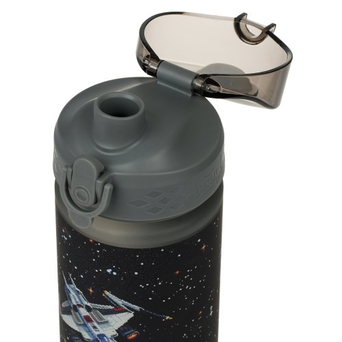 Tritanová láhev na pití BAAGL Pixel Space 500 ml - obrázek