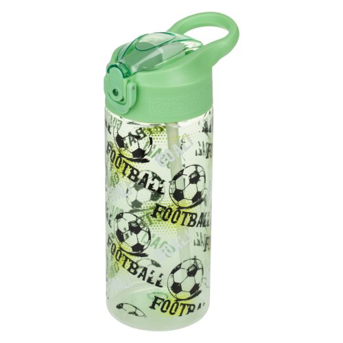 Tritanová láhev na pití s brčkem BAAGL Fotbal 500 ml