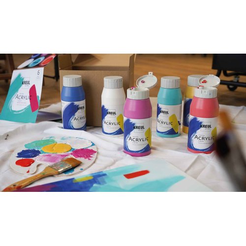 Sada Akrylová barva TRITON KREUL 6 x 750 ml MODERNÍ BARVY - CK17799_KREUL_TritonAcrylicLiquid_Set_ModernMixColors_1.jpg