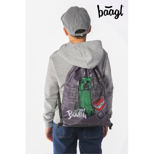Školní set Skate Minecraft BAAGLTNT - Batoh, Etue, Sáček - obrázek