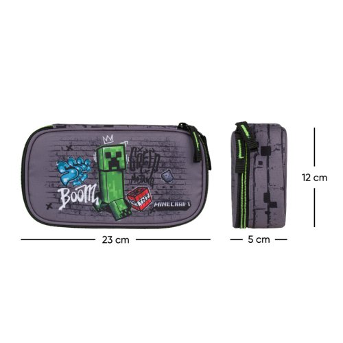 Školní set Skate Minecraft BAAGLTNT - Batoh, Etue, Sáček - obrázek