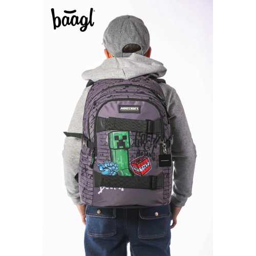 Školní set Skate Minecraft BAAGLTNT - Batoh, Etue, Sáček - obrázek