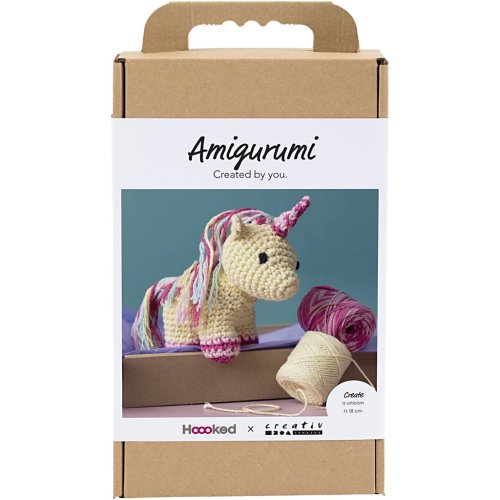 Amigurumi sada háčkování - DUHOVÝ JEDNOROŽEC