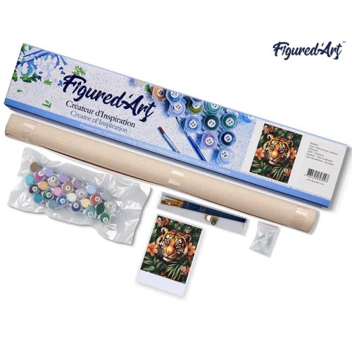 Malování podle čísel - TROPICKÝ TYGR 40 x 50 cm bez rámu - FA10622-05.jpg