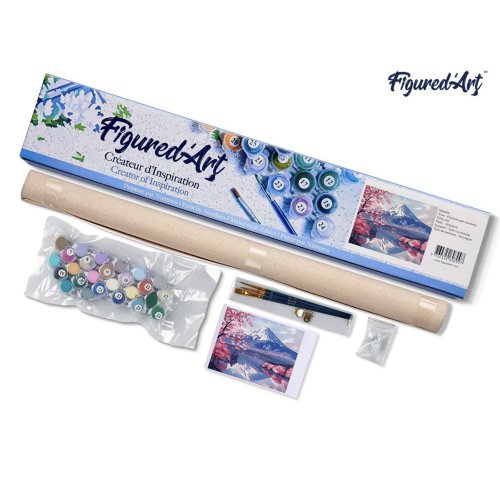 Malování podle čísel - JEZERO POD FUJI bez rámu 40 x 50 cm - FA10555-05.jpg