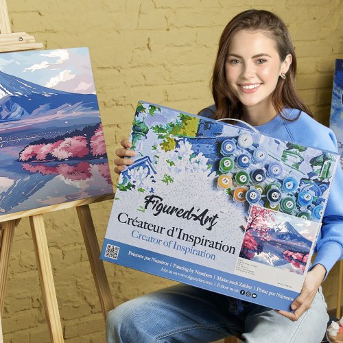 Malování podle čísel - JEZERO POD FUJI na rámu 40 x 50 cm - FA10555-Y-03.jpg