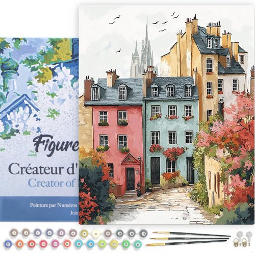 Malování podle čísel - STARÉ MĚSTO na rámu 40 x 50 cm - FA10531-Y-02.jpg