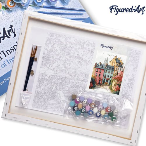 Malování podle čísel - STARÉ MĚSTO na rámu 40 x 50 cm - FA10531-Y-05.jpg