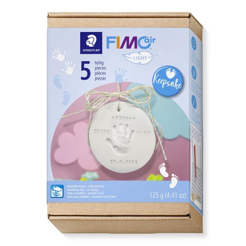 FIMO AIR sada OTISK DĚTSKÉ RUČIČKY