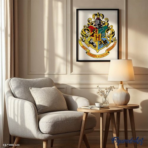 Malování podle čísel - HARRY POTTER - BRADAVICKÝ ERB 40 x 50 cm na rámu - WB00015-Y_4.jpg