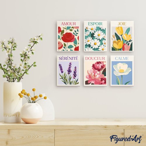 Mini malování podle čísel - KVĚTINY ŠTĚSTÍ 15 x 20 cm 6 obrázků na rámu - MFA011-Y_3.jpg