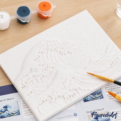 3D RELIÉFNÍ MALBA - KOSATCE VAN GOGH - sběratelská sada s dřevěným stojánkem - 3DFAS06_5.jpg