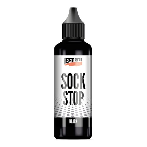 Protiskluzová gelová pasta na ponožky PENTART 80 ml ČERNÁ
